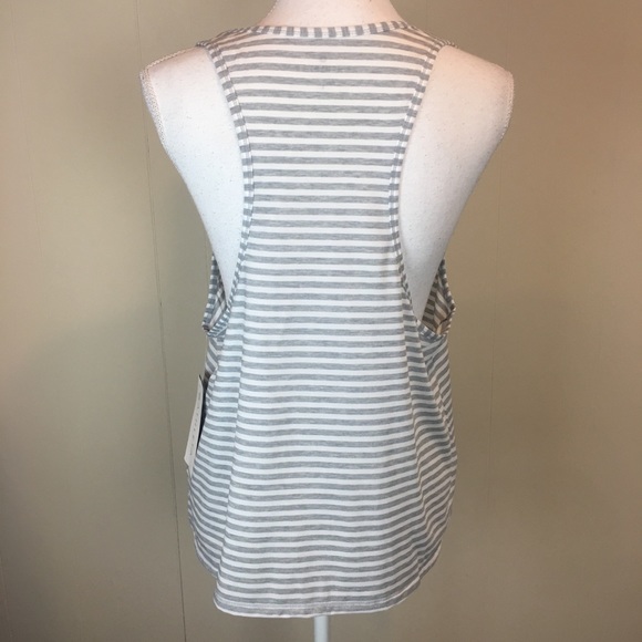 Athleta Tank XLarge Stripe Essence Low Tank* - Picture 4 of 7